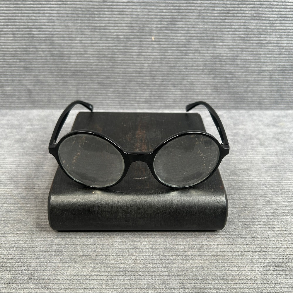 Black Round Kaleidoscope Y2kGlasses 95325 Faceted Lens Festival Rave Eyewear